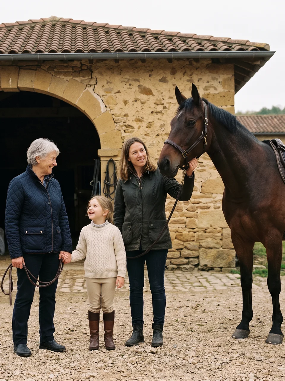 L'équipe, Écuries du Chenelet, centre équestre à Massingy