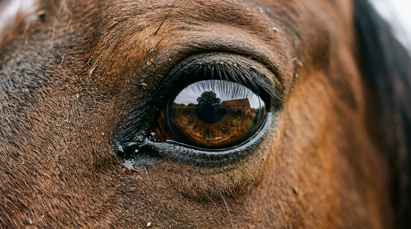 Un regard de cheval, Écuries du Chenelet, Massingy